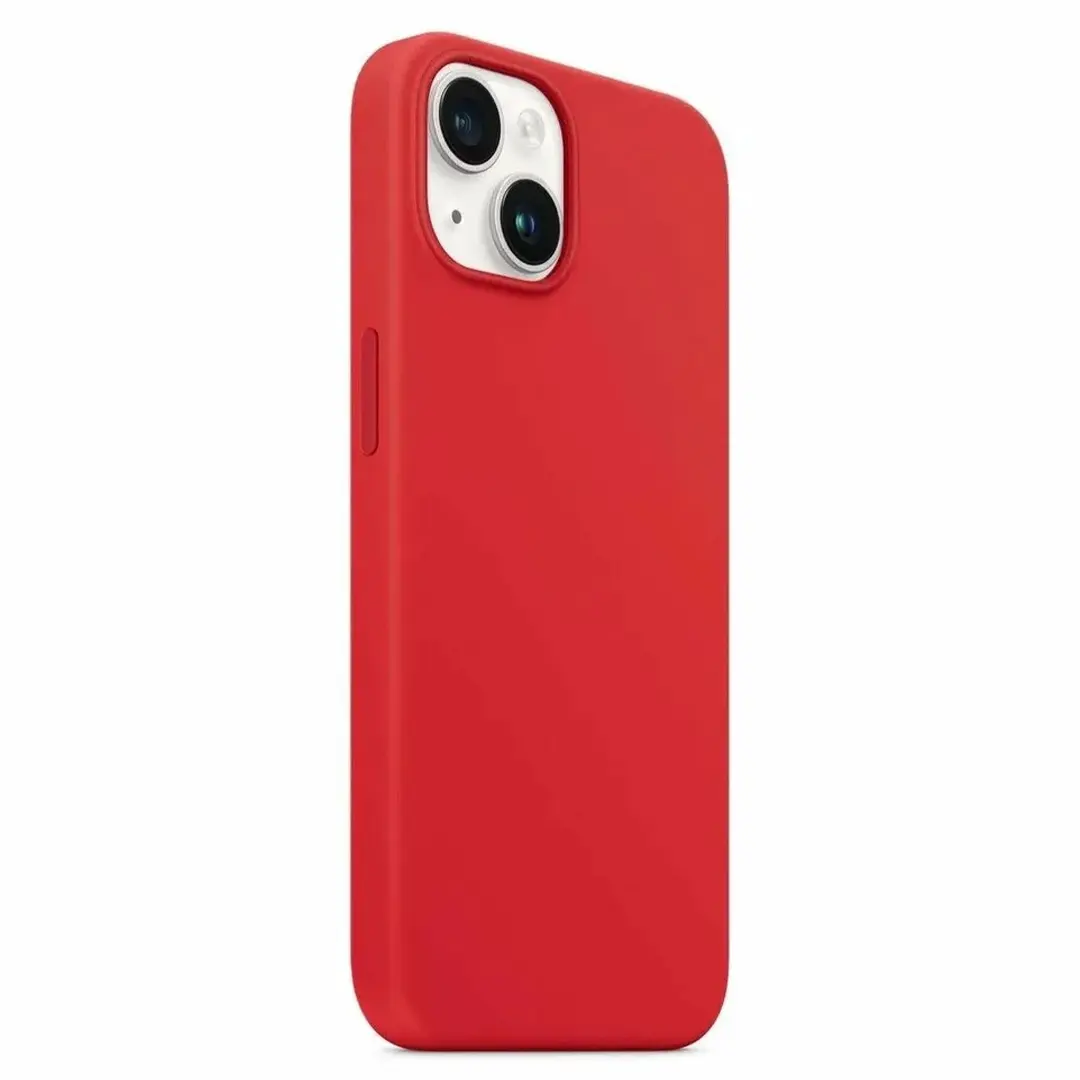 iPhone 15 Plus/iPhone 14 Plus Soft Touch Case Red